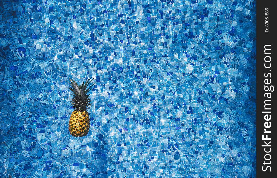 Pineapple In Swimming Pool