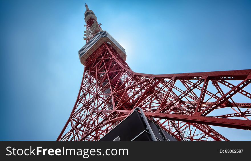 Bottom View of Tokyo Tower