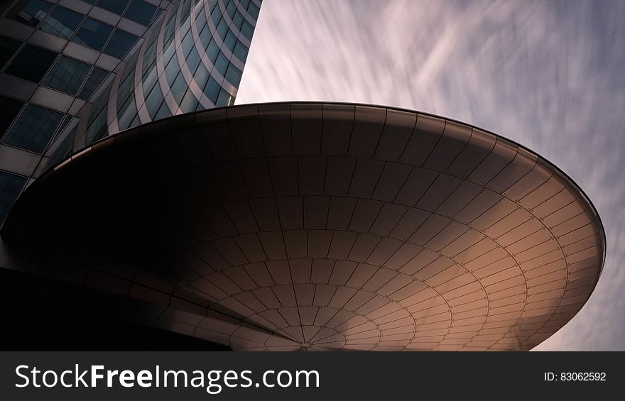 Gray Satellite Dish