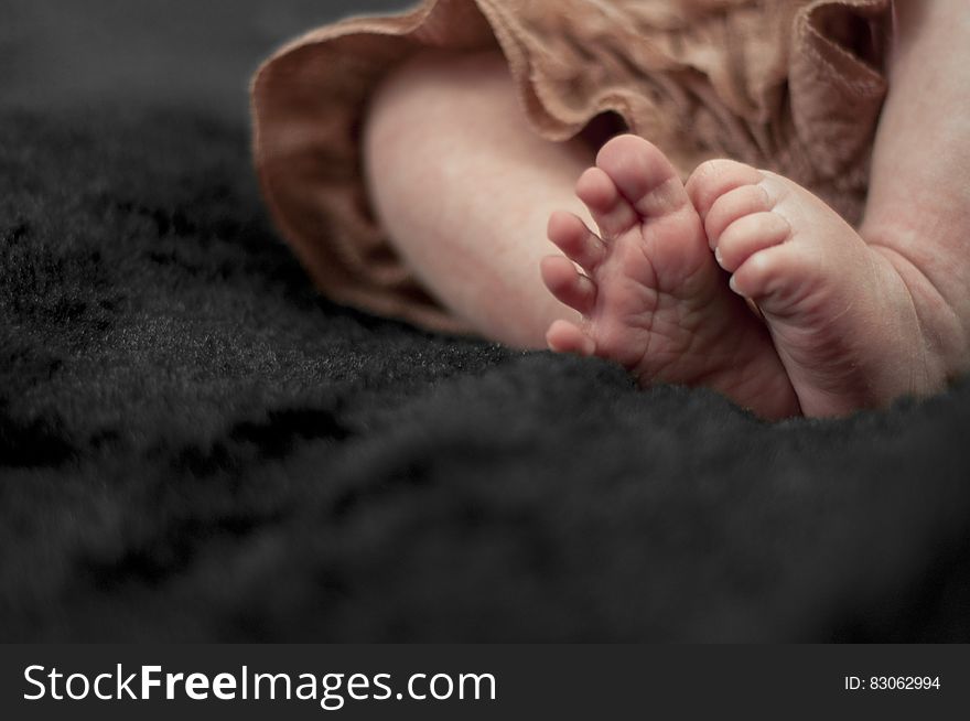 Baby Wearing Brown Pant