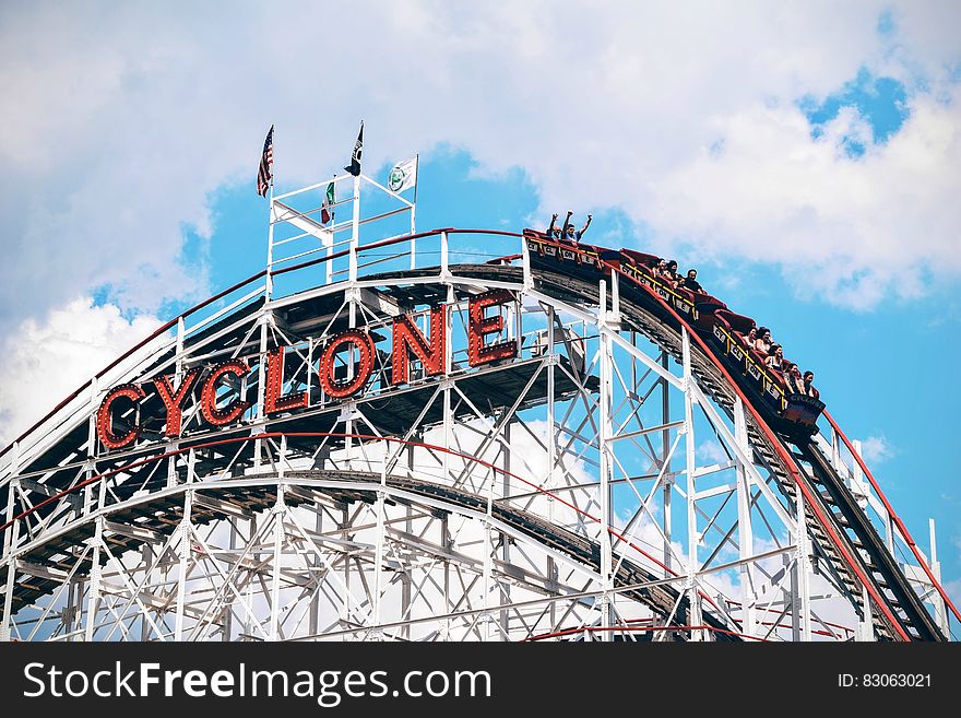 Cyclone Roller Coaster Ride