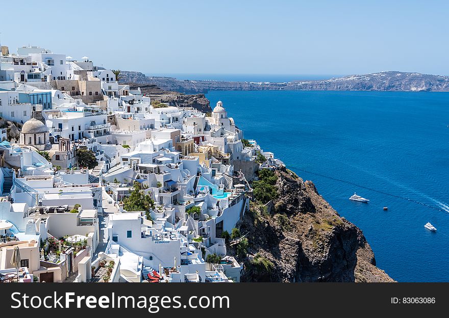 Landscape View of Greece during Day Time