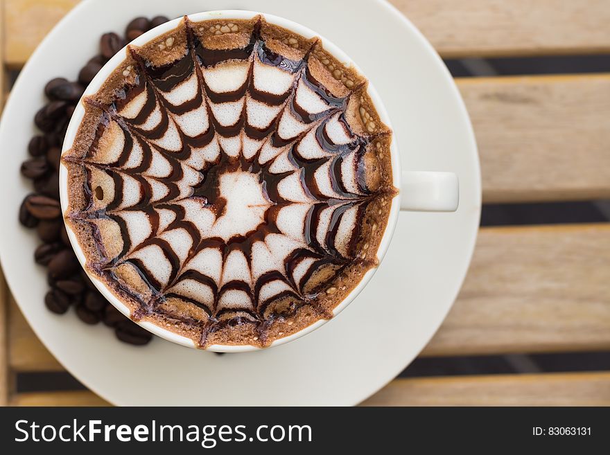 Coffee in White Ceramic Mug