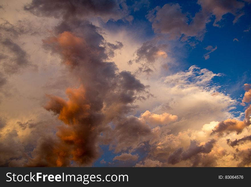 Cloudy Skies during Day