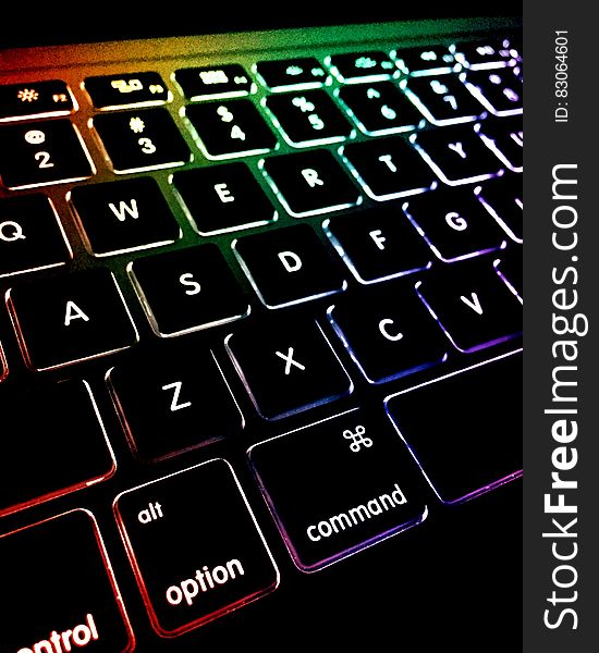 Macbook Colored Keyboard