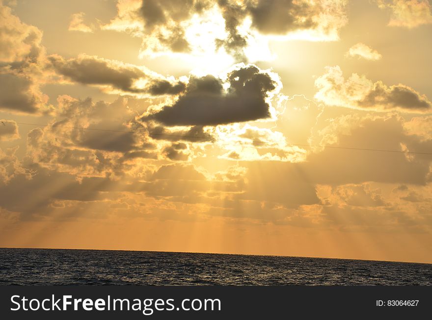 Sunlight Through Clouds during Daylight