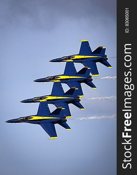 Blue Angels In Formation