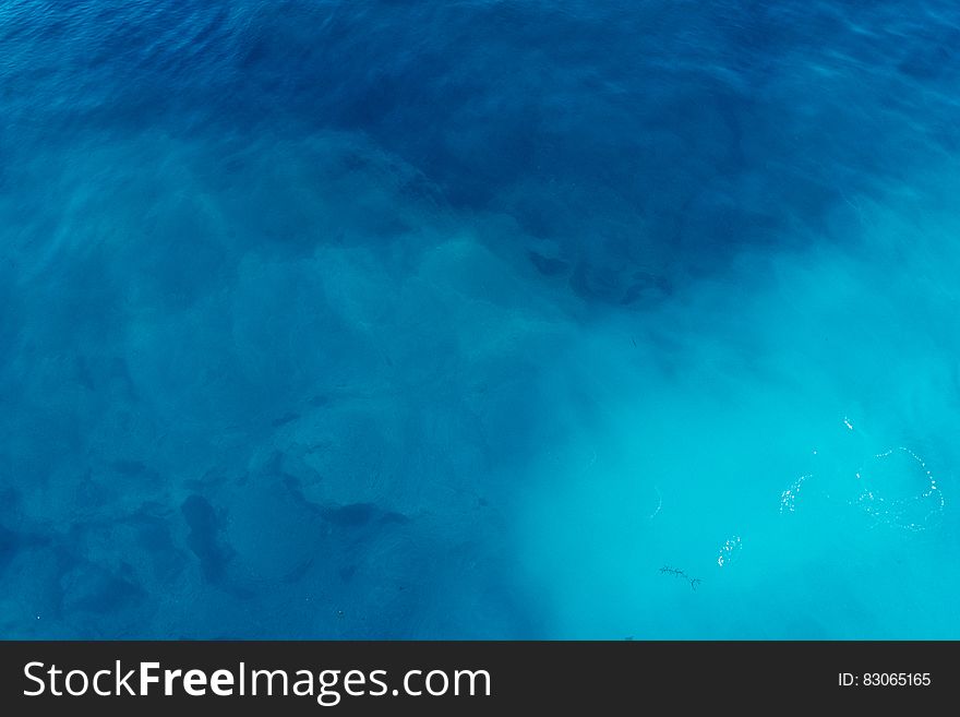 Blue water surface abstract background. Blue water surface abstract background.