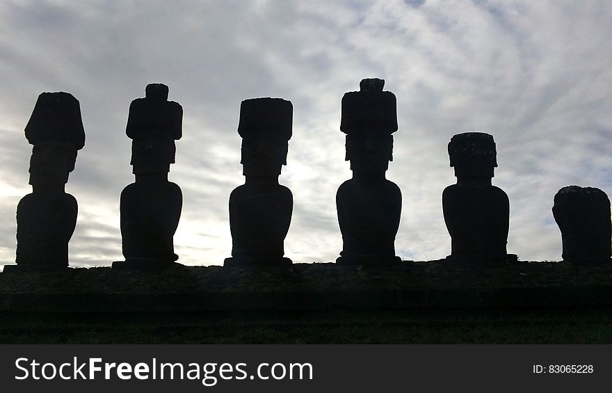 Moai Statue in Easter Island