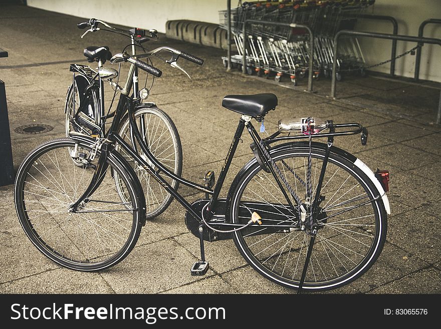 Black Cruiser Bicycle