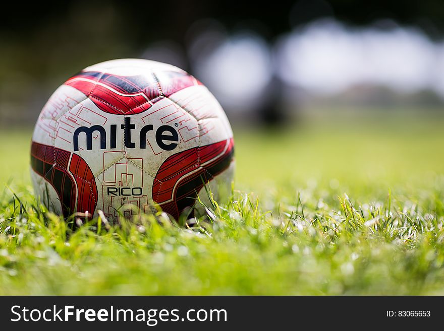 Macro Photo Of Mitre Ball