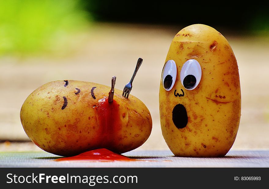 Shallow Focus Photography Of Potato