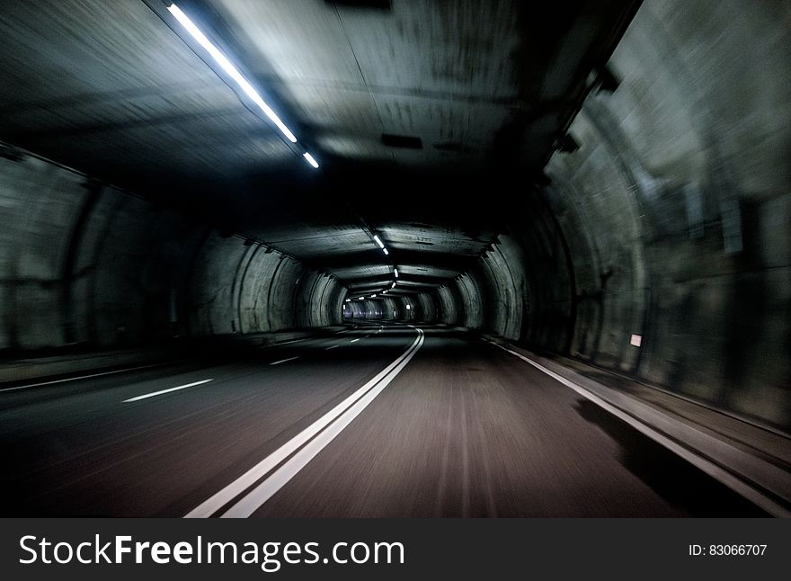 Grey Concrete Road