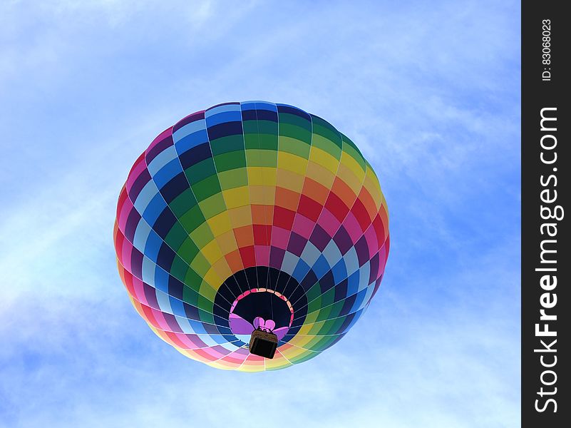 Hot Air Balloon Flying Under Blue Sky During Daytime