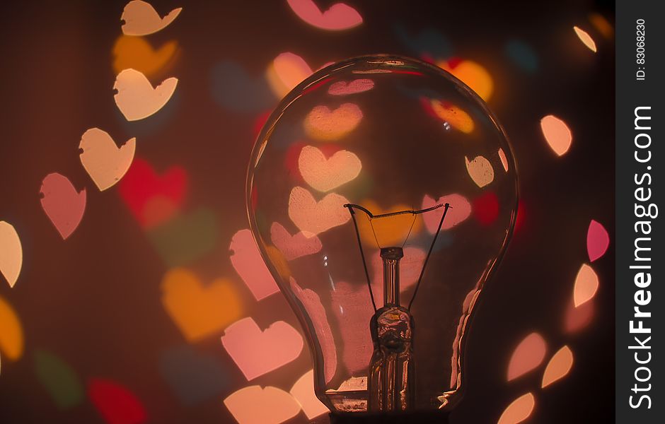 Macro Shot Of Light Bulb