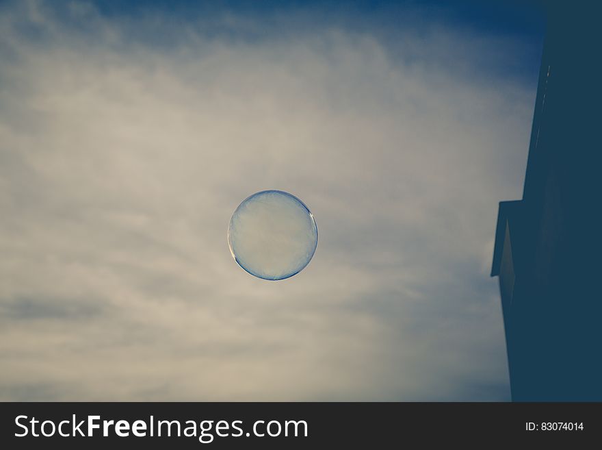 Water Bubble on Air during Daytime
