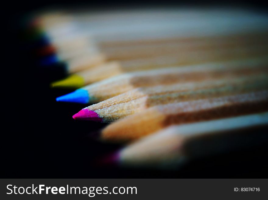 Group of Color Pencils
