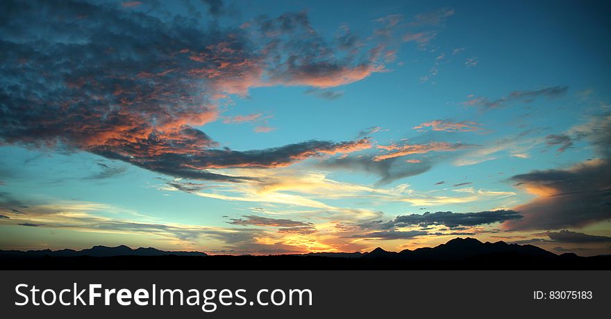 Clear Partly Cloudy Sky