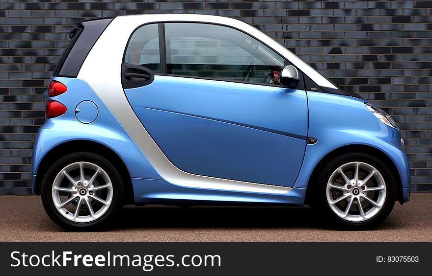Blue Smart Fortwo