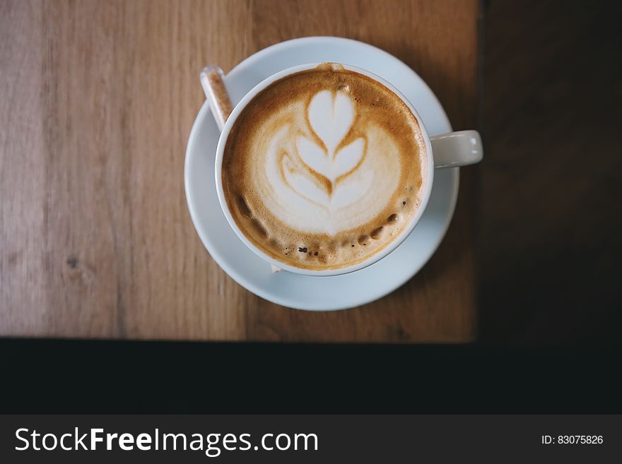 Cappuccino On Table