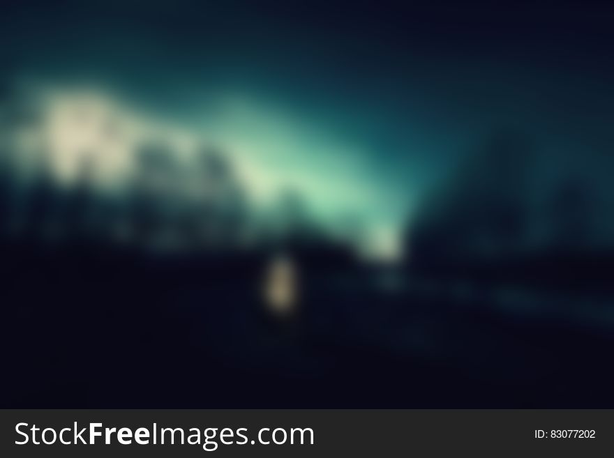 A blurred background in dark.
