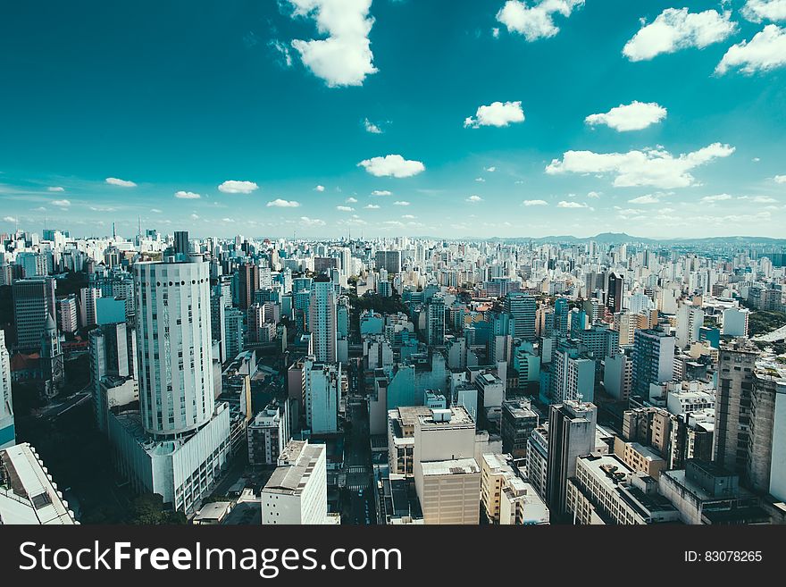 A view over the city of Sao Paulo in Brazil. A view over the city of Sao Paulo in Brazil.