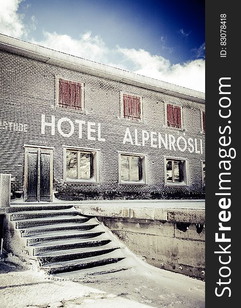 2 Storey Concrete Hotel Alpenrosli