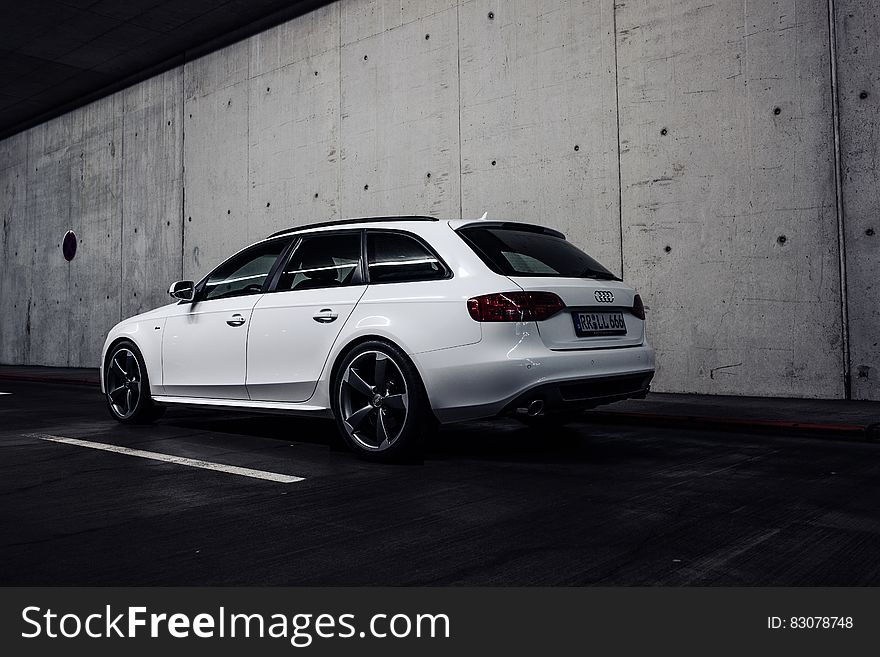 Audi Hatchback On Tunnel