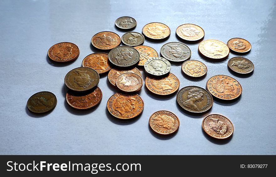 Bronze Collection Of Coins