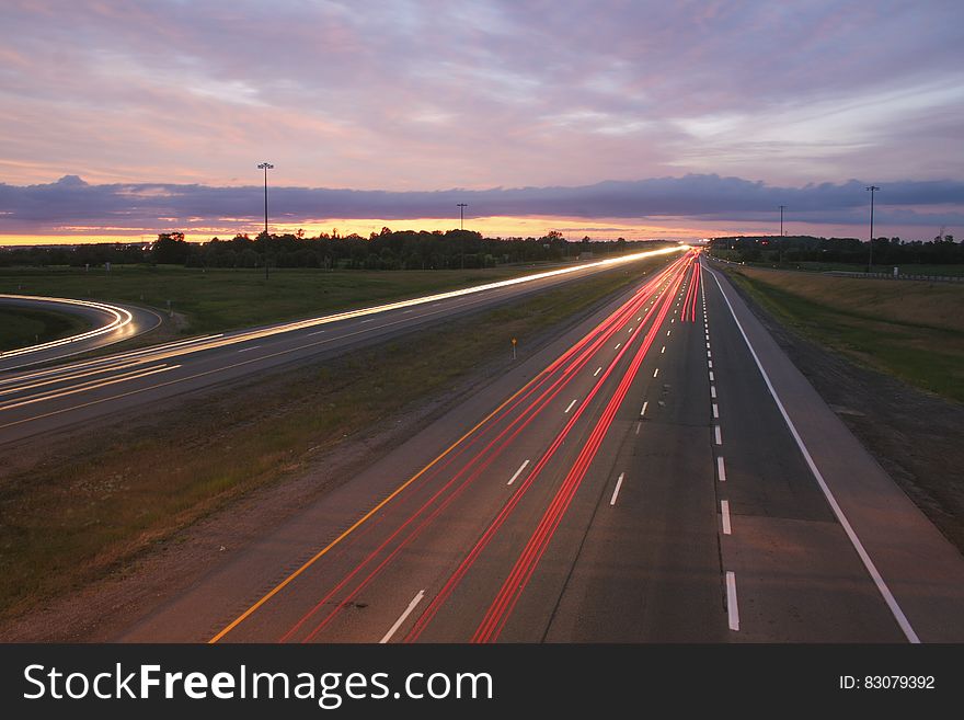 Red White Clear Road