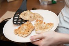Chicken Cutlets Royalty Free Stock Photography