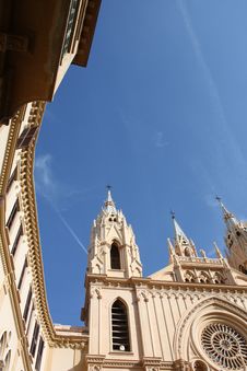 Church And Sky ( Malaga , Spain ) Royalty Free Stock Photo Church And Sky ( Malaga , Spain ) Royalty Free Stock Photo