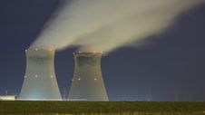 Nuclear Plant Royalty Free Stock Photography