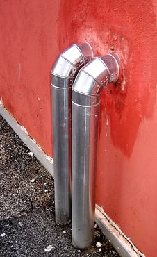 Steel Pipes Royalty Free Stock Photo Steel Pipes Royalty Free Stock Photo