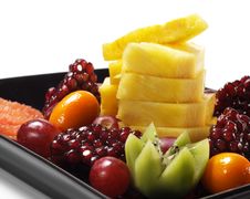 Fruit Plate Stock Photos