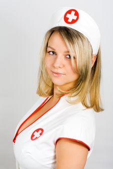 Hot Blonde Nurse