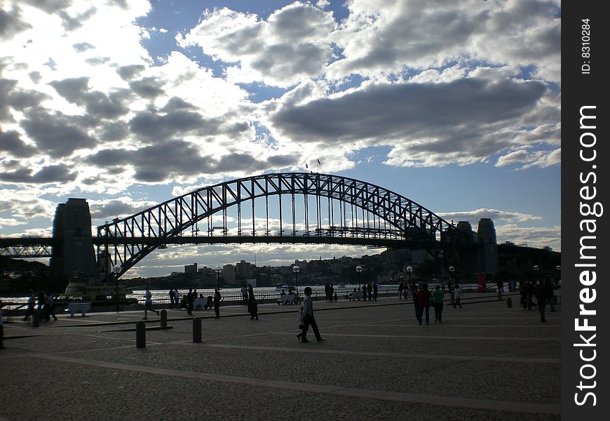 Sydney Harbour Bridge in New South Wales, Australia