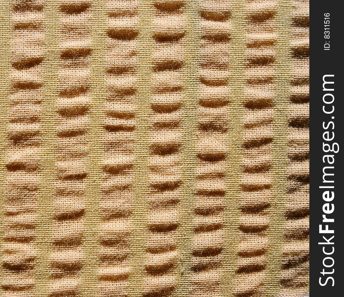 Texture of a striped relief fabric. Texture of a striped relief fabric