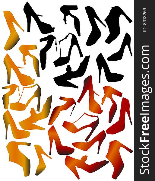 Shoes vector (fashion, elegant, street style)