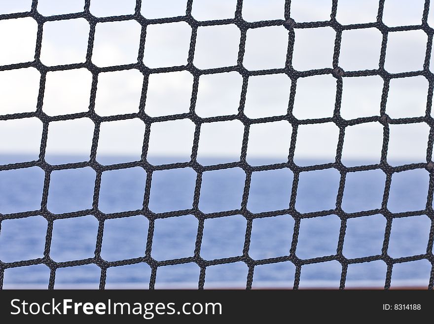 Rope Fence by Sea