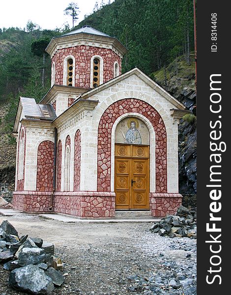 Small serbian orthodox church, mokra gora, serbia