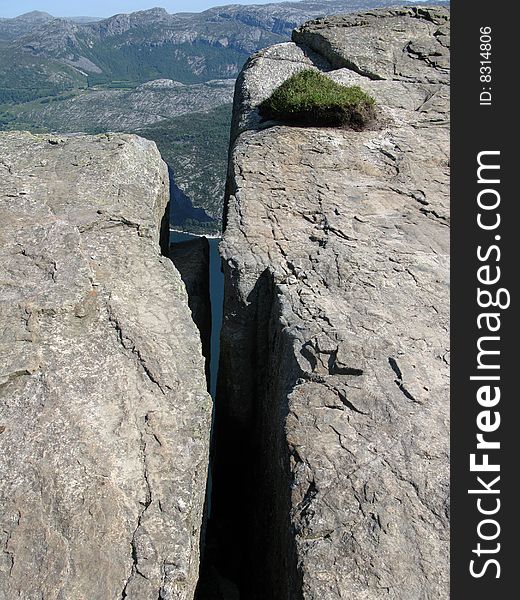 High mountains pesage of a norway