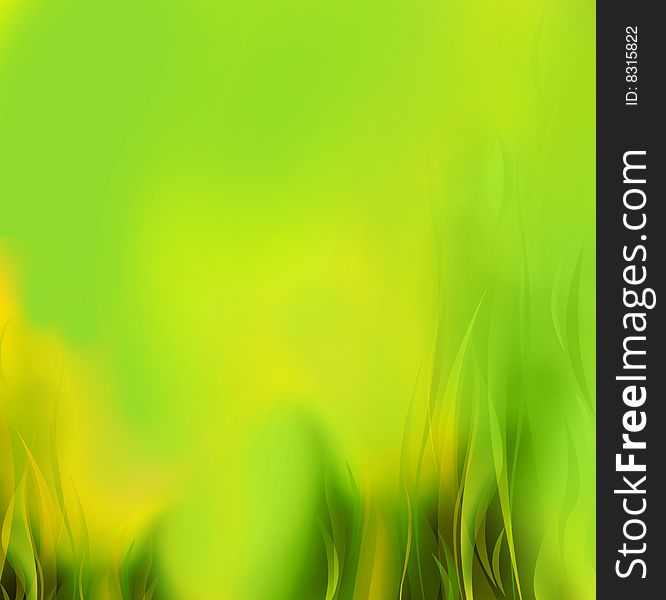 Illustration background green fire for web. Illustration background green fire for web.