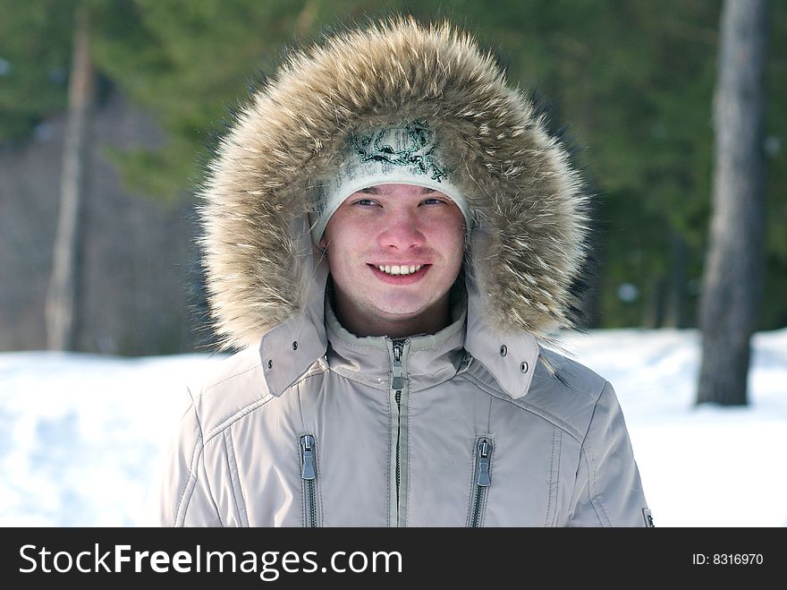 Short walk in Russian winter wood. Short walk in Russian winter wood.