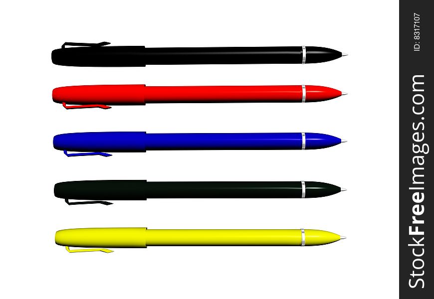 Plastic pens