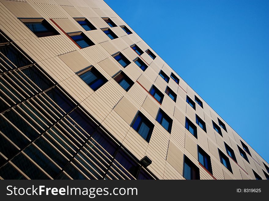 Modern abstract architecture in London. Modern abstract architecture in London.