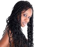 Afro-american Woman Royalty Free Stock Photography Afro-american Woman Royalty Free Stock Photography