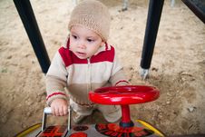 Child On Playground Stock Photos Child On Playground Stock Photos