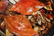 Crab Feast Stock Photo