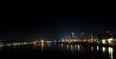 Dubai Creek. Night View. Stock Photo Dubai Creek. Night View. Stock Photo